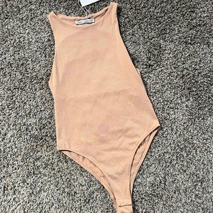 Zara Tan/Beige Bodysuit
